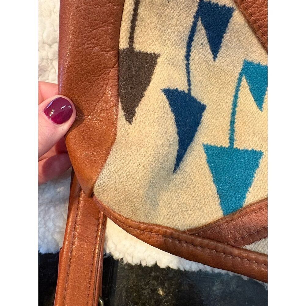 Arc Of A Diver Women's Multicolor Geometric Shoulder Bag Vintage Chic - Picture 9 of 11